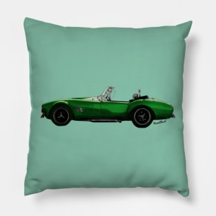 Lucky Green Cobra Pillow