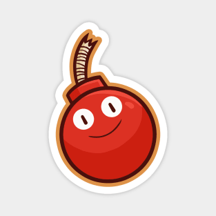 Cute Red Bomb Magnet