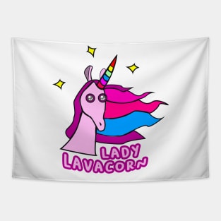 Lady Lavacorn - Unicorn Tshirt Mug Tote Phone Case and more using this print! Tapestry