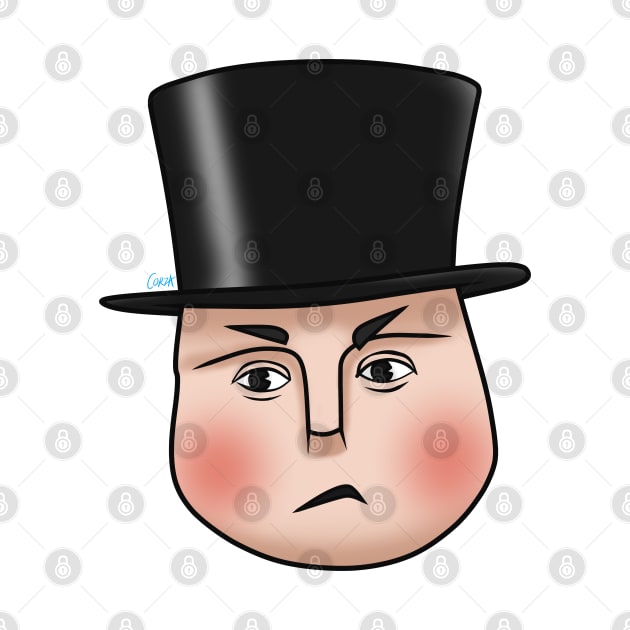 The Fat Controller - Angry face by corzamoon