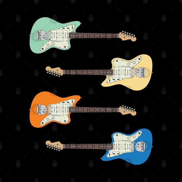 Offset Style Electric Guitar Colors Pack by nightsworthy