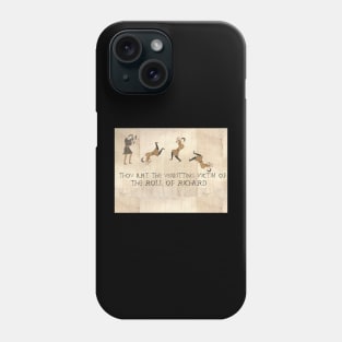 Thou art the unwitting victim of the roll of Richard Rick Roll Bayeux medieval Phone Case