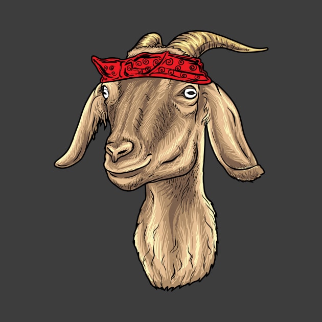 Goat With Bandana by Nowhereman78