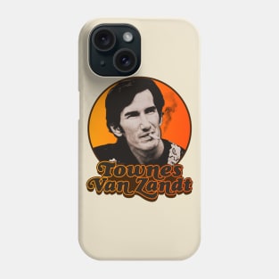 Townes Van Zandt ))(( Retro Outlaw Country Tribute Phone Case