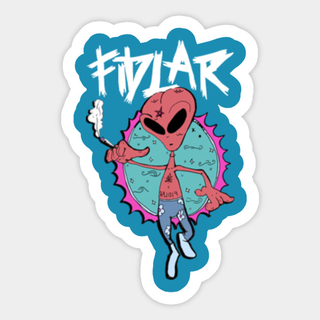 Fidlar Skate Punk Sticker Teepublic