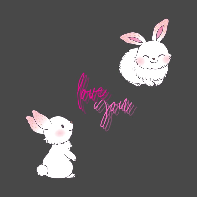 Cute bunny rabbit by JeDrin