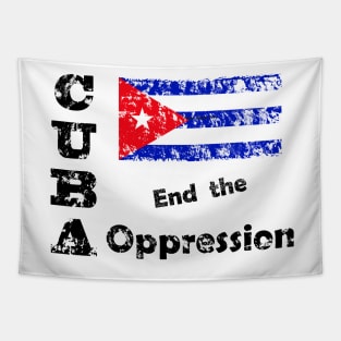 Cuba - End the Oppression Tapestry