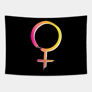 80s/Retro Female Symbol Tapestry