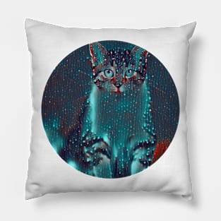 Adorable mycat, revolution for cats Pillow