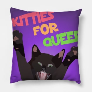 Kitties For Queers Pillow