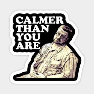 Calmer Than You are Magnet