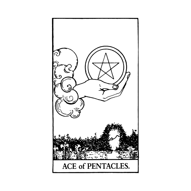 ACE OF PENTACLES by TheCosmicTradingPost