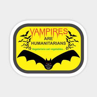 Vampire Humanitarians Magnet