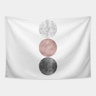 Rose grunge - circles Tapestry