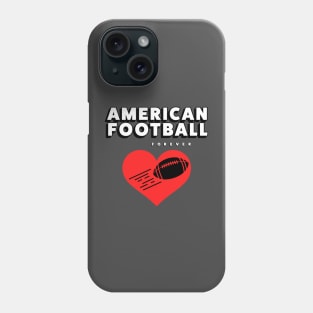 AMERICAN FOOTBALL HEART Phone Case