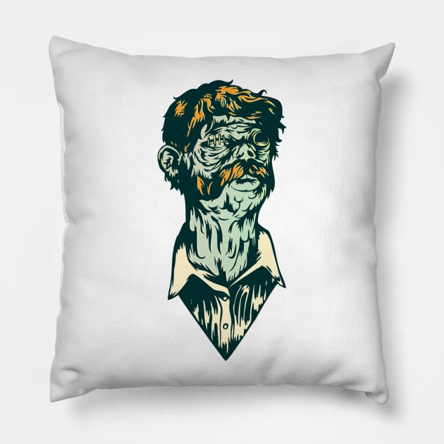 Captain Zombie Pillow by ImmortalPink