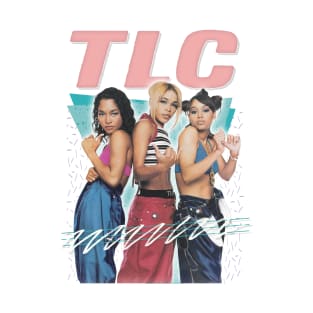 TLC \/\/ 90s Aesthetic Fan Art Design T-Shirt