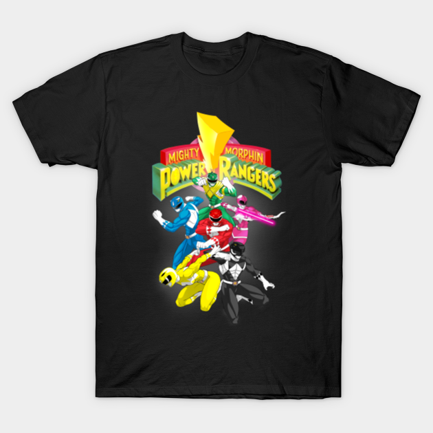 Power Rangers - Classic Team - Power Rangers - T-Shirt