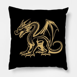 Dragon Expressionism Pillow