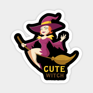 Cute Witch Magnet