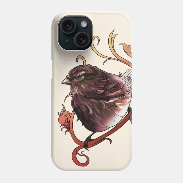 Twite Finch Phone Case by Scottconnick