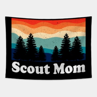 Womens Scout Mom Vintage Camping 70s Hiking Retro Tapestry