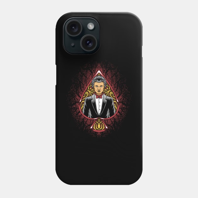 Nic Cage - Cards Poker Design Phone Case by margueritesauvages