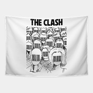 Barcode face The Clash Tapestry