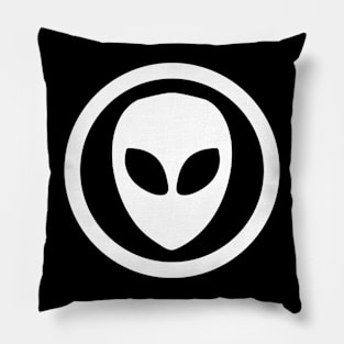 Alien UFO face Pillow