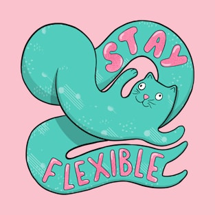 Stay Flexible Cat T-Shirt