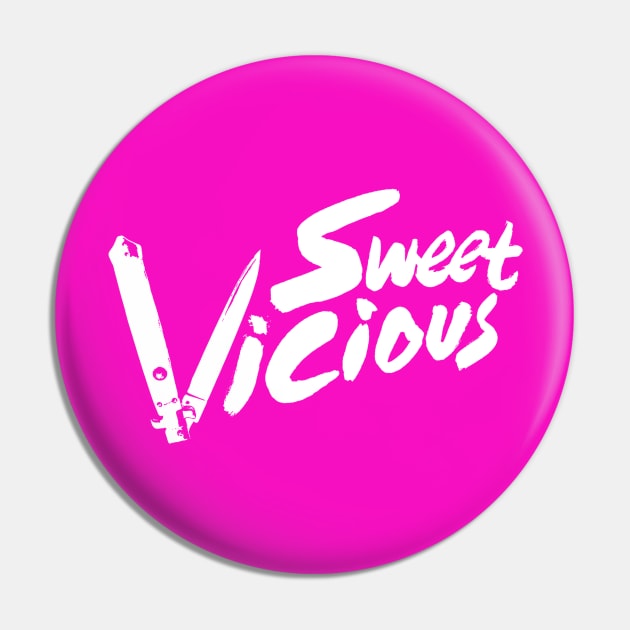 SWEET/VICIOUS: Tag (white) Pin by cabinboy100