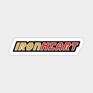 Iron Heart Text Logo Wakanda Forever Magnet