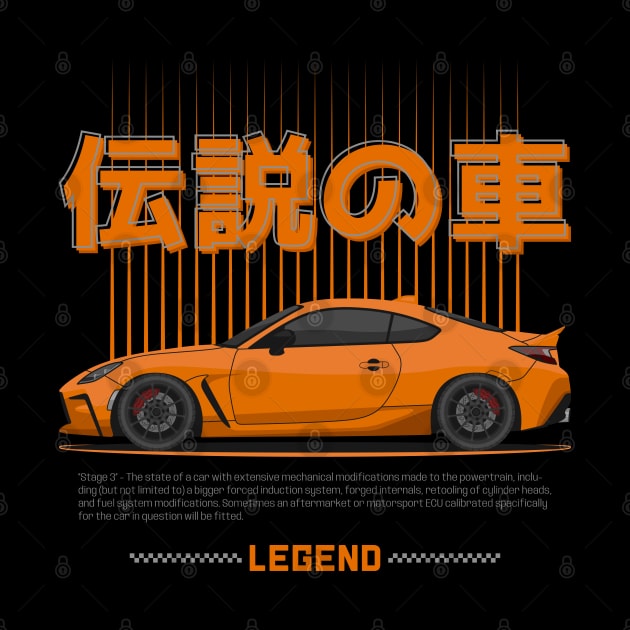 Tuner Orange GR86 JDM by GoldenTuners