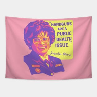 Joycelyn Elders Portrait and Quote Tapestry