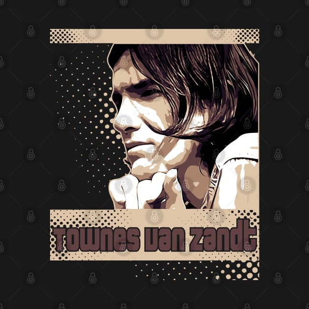 Townes Van Zandt // American singer by Degiab