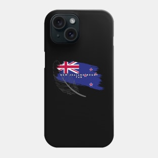 Minimalist Rugby Part 3 #009 - New Zealand Rugby Fan Phone Case