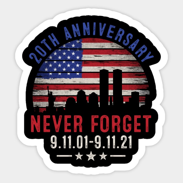 9/11 20th Anniversary patch