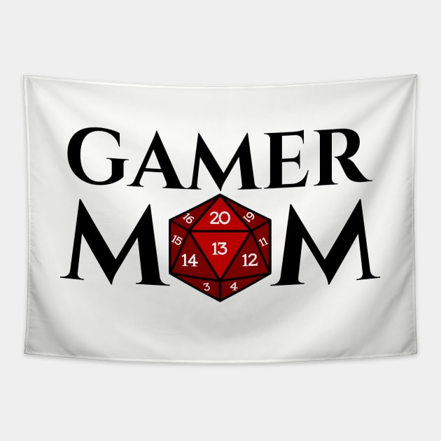 D20 Gamer Mom Tapestry by whimsyworks