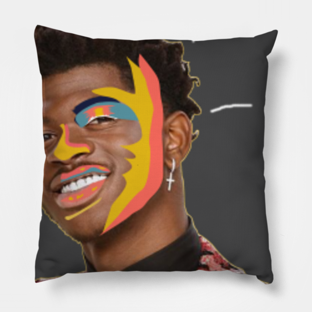 Lil Nas X Artistic Lil Nas X Pillow Teepublic 