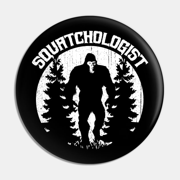 Bigfoot Squatchologist Pin by Tesszero