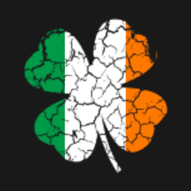 Irish Flag Ireland Lucky Clover St Patrick's Day Stickers by gillys