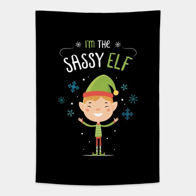 I'm the Sassy Elf Tapestry by zoljo
