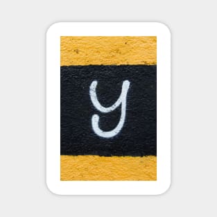 CAPITAL Uppercase Letter Y Magnet