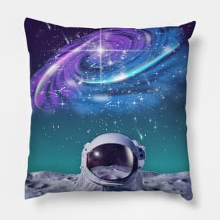 Spaceman Nebula Pillow