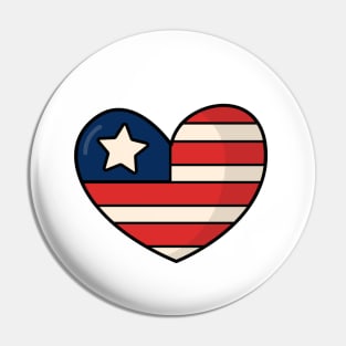 U.S.A Pin