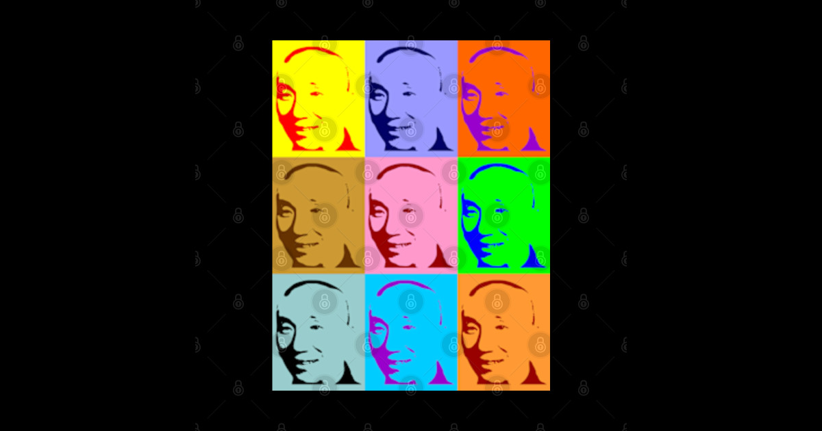 Grandmaster Yip Man Pop Art Design Ip Man Sticker TeePublic