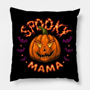 Spooky Mama for Halloween holiday Pillow