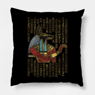 Egyptian Anubis Ornament Pillow