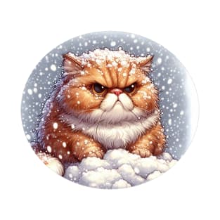 Frosty Feline Fury T-Shirt