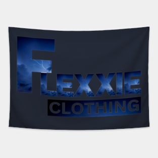 Flexxie Lightening Blue Design Tapestry